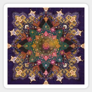 Persian Mandala Purple Sticker